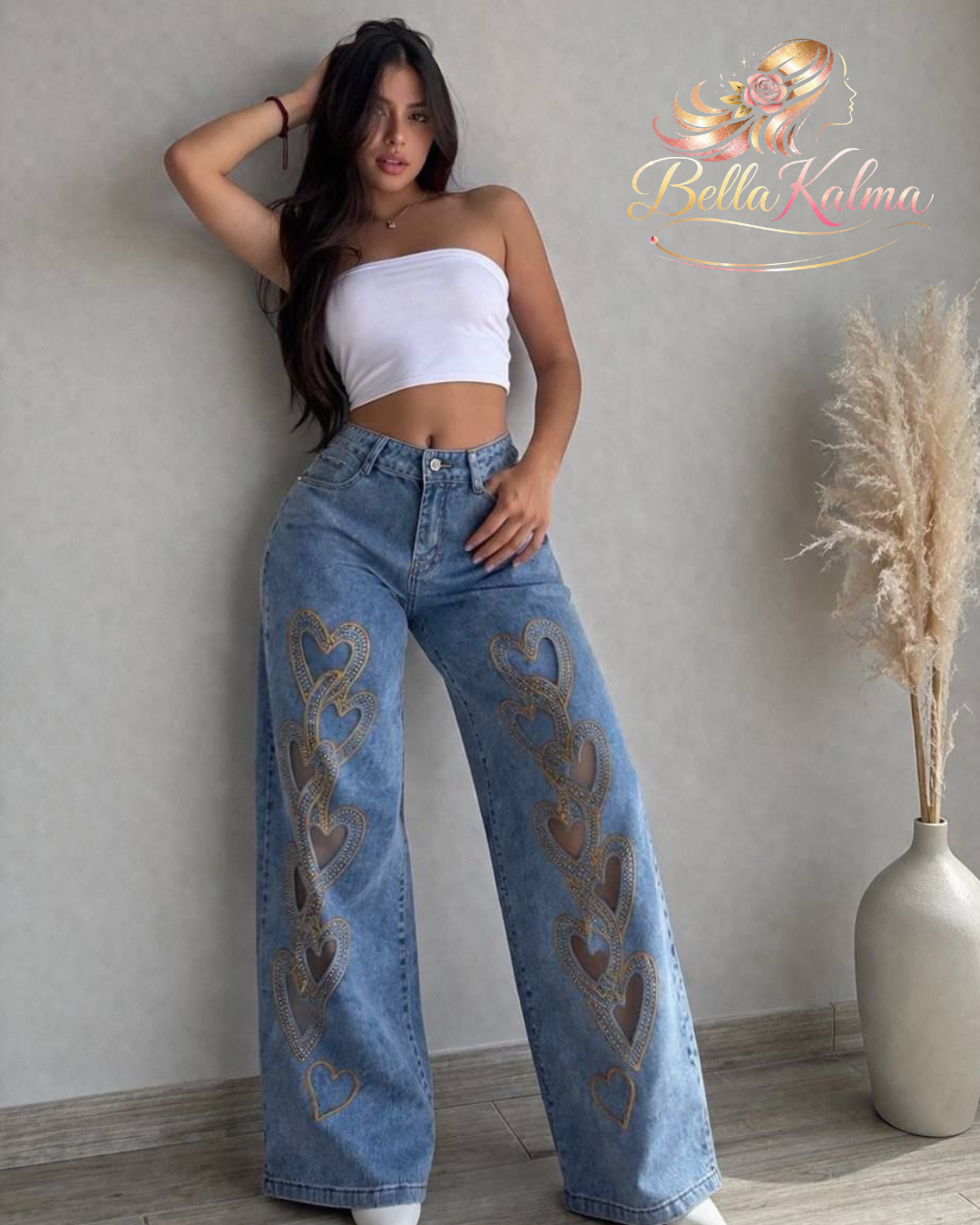 JEAN AURORA BORDADO